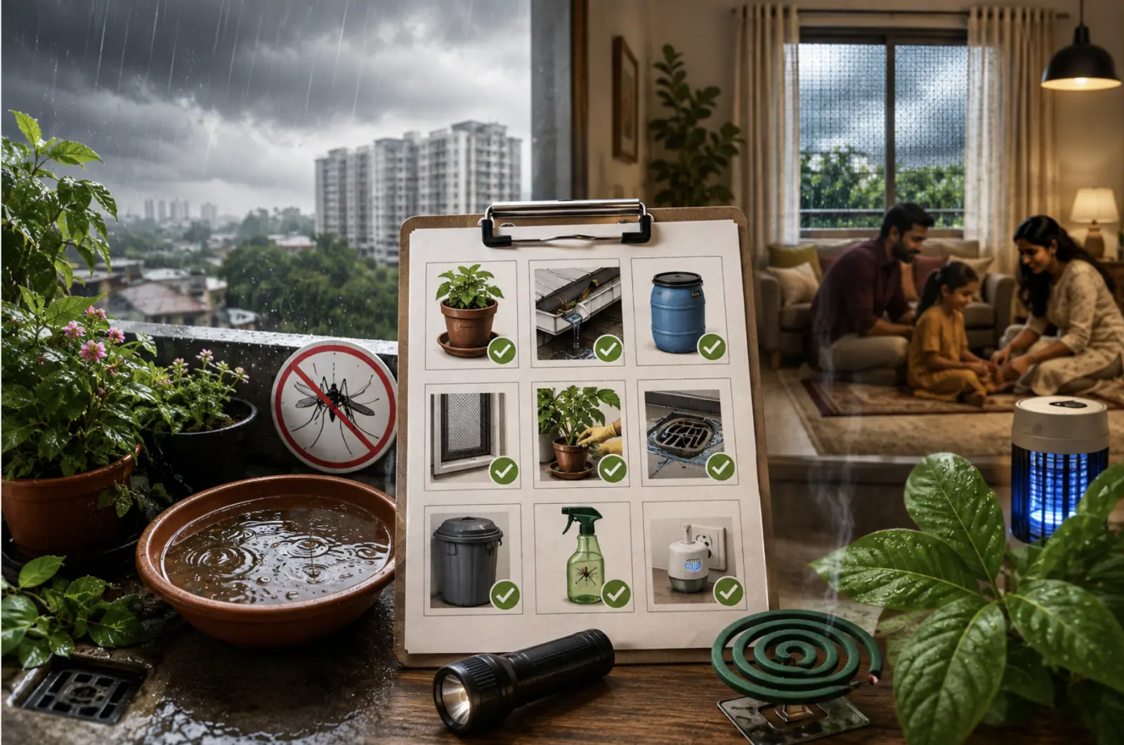 Monsoon Mosquito Checklist for Bangalore Residents: Protect Your Home & Family